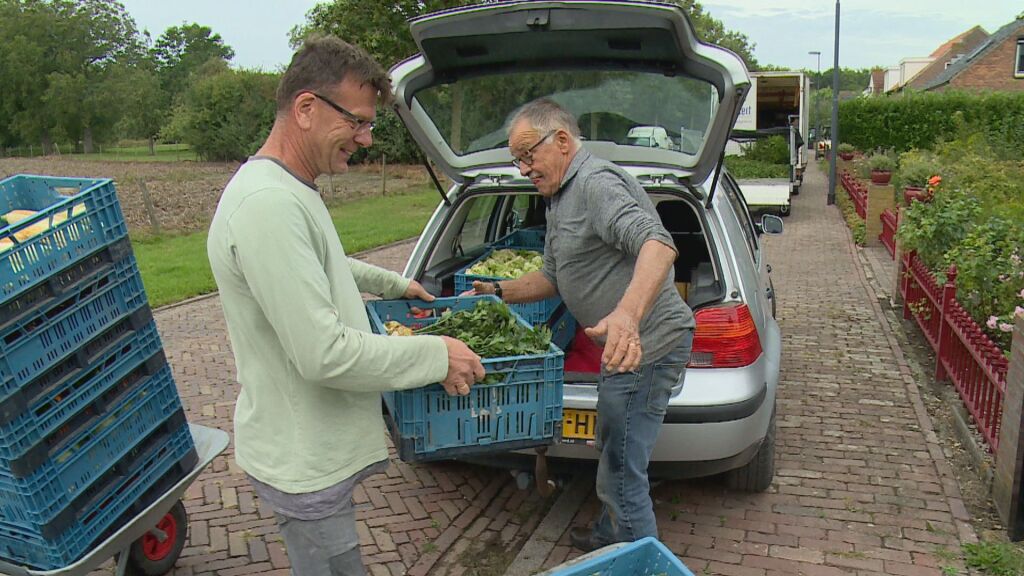 Vrijwilligers volkstuin geven oogst aan de voedselbank: 'Het is prettig dat mensen daar blij mee zij