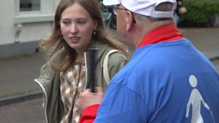 Hier lopen slechtzienden en blinden uit Zwolle (soms letterlijk) tegenaan