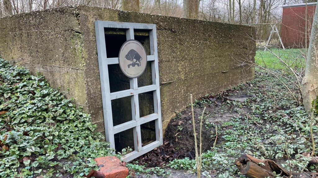 Bunker in Nieuwolder tuin van Klaas en Sabine moet permanente expositie worden