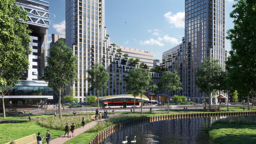 Hoe komt gebied rond Den Haag CS eruit te zien?