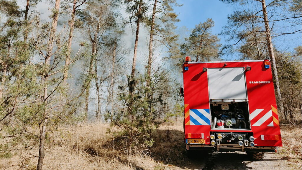 Grote natuurbrand in natuurgebied De Meinweg onder controle