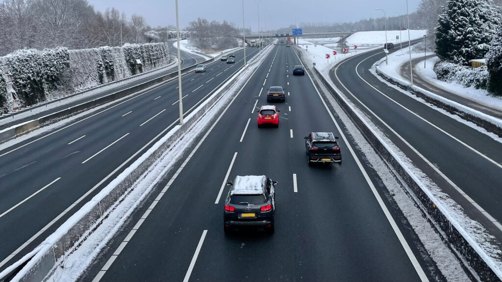 Code geel vanwege gladheid