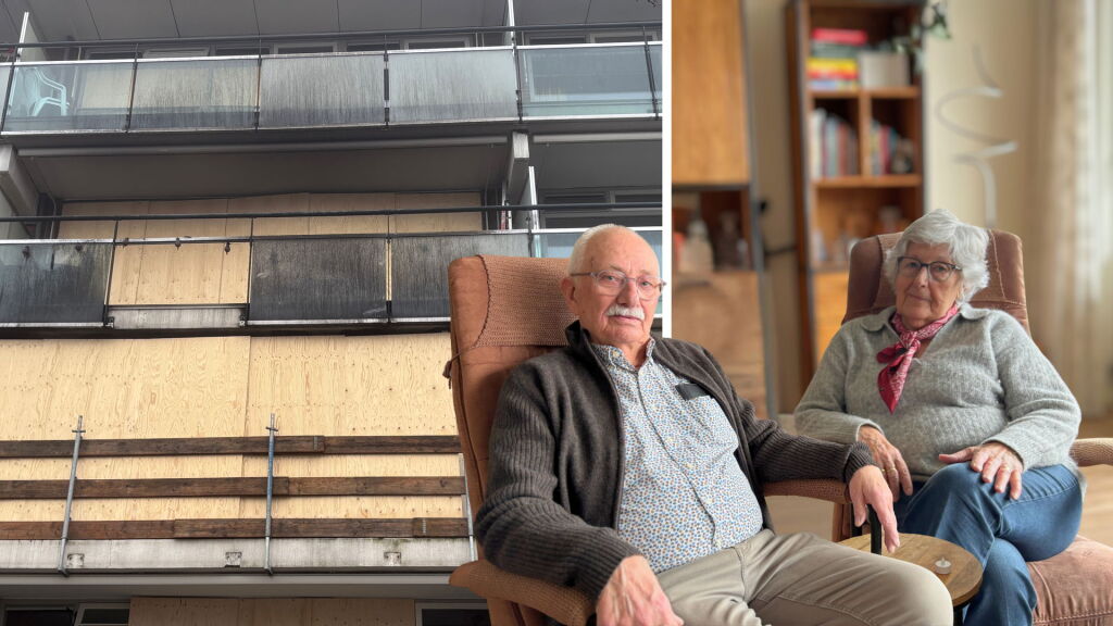 Twee weken na de explosie slapen Piet en Diny weer in hun eigen bed: 'Oost west, thuis best. Dat is 