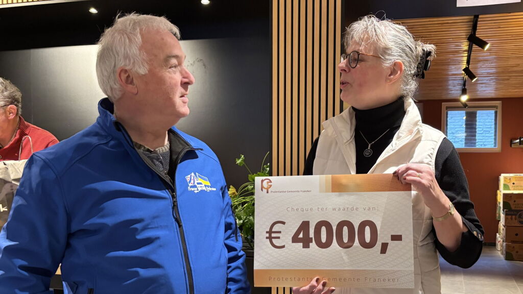 Aggregaten en voedsel: Kerkleden Franeker in actie voor Oekraïne