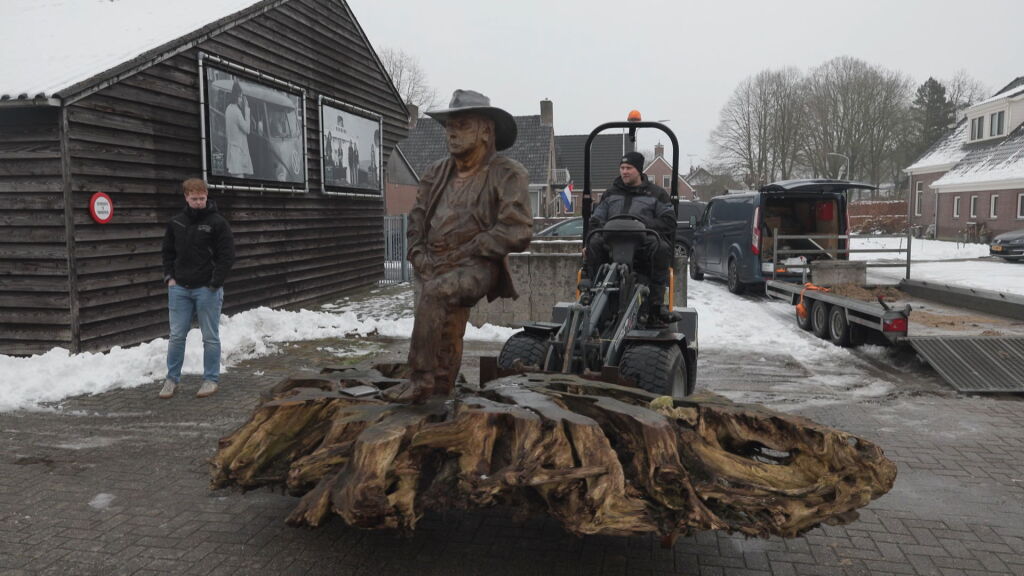 'Houten Harry' Muskee terug in Grolloo: 'Beeld beter teruggeven dan het is meegenomen'