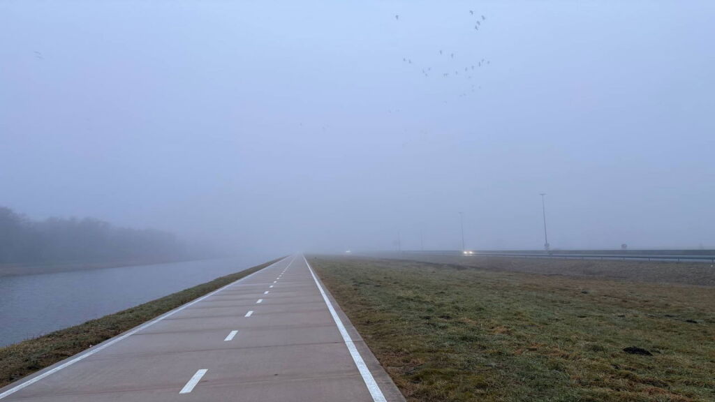 Code geel vanwege mist verlengd: slecht zicht in Groningen
